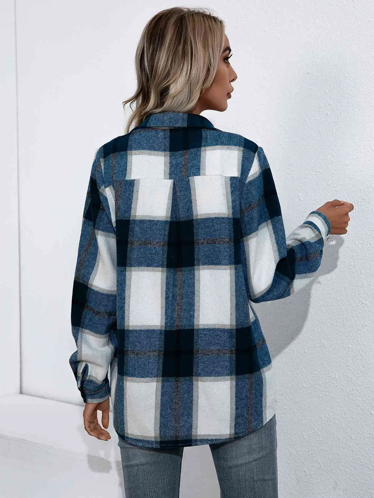 Plaid Button Up Flannel Shirt (5 Colors)