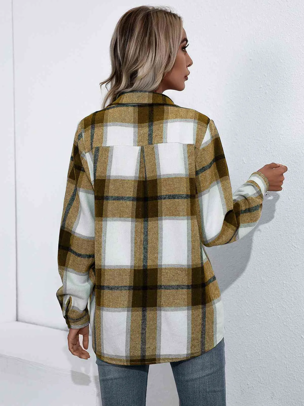 Plaid Button Up Flannel Shirt (5 Colors)