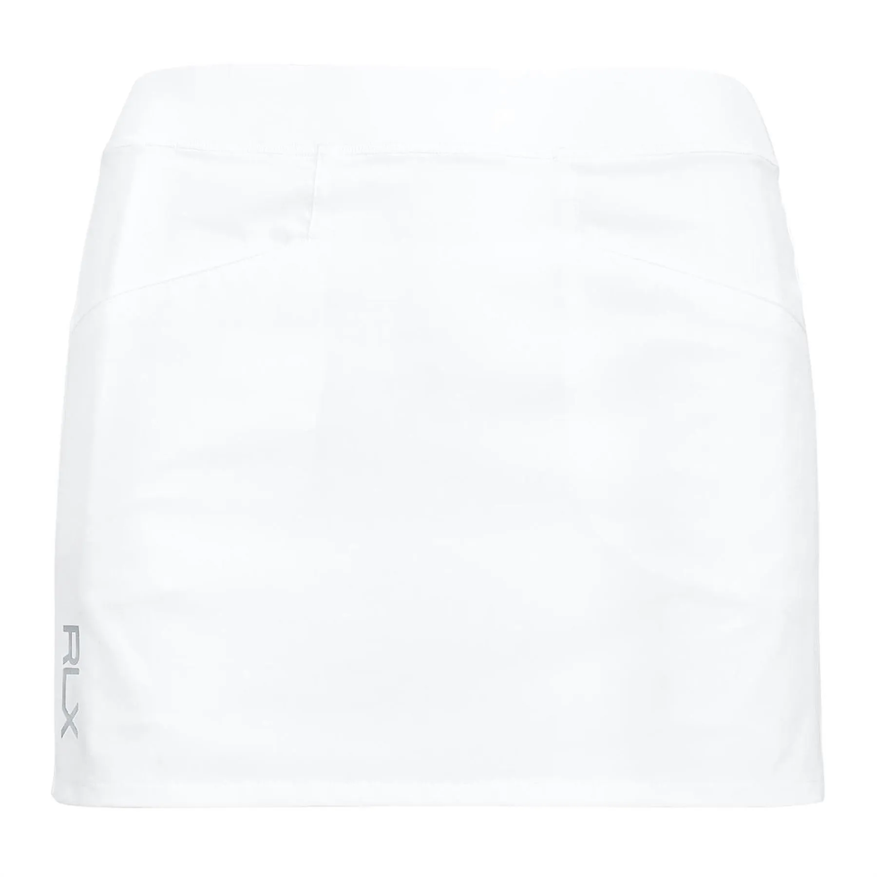Pleated Four-Way-Stretch Skort Pure White