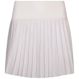 Pleated Performance Skirt White
