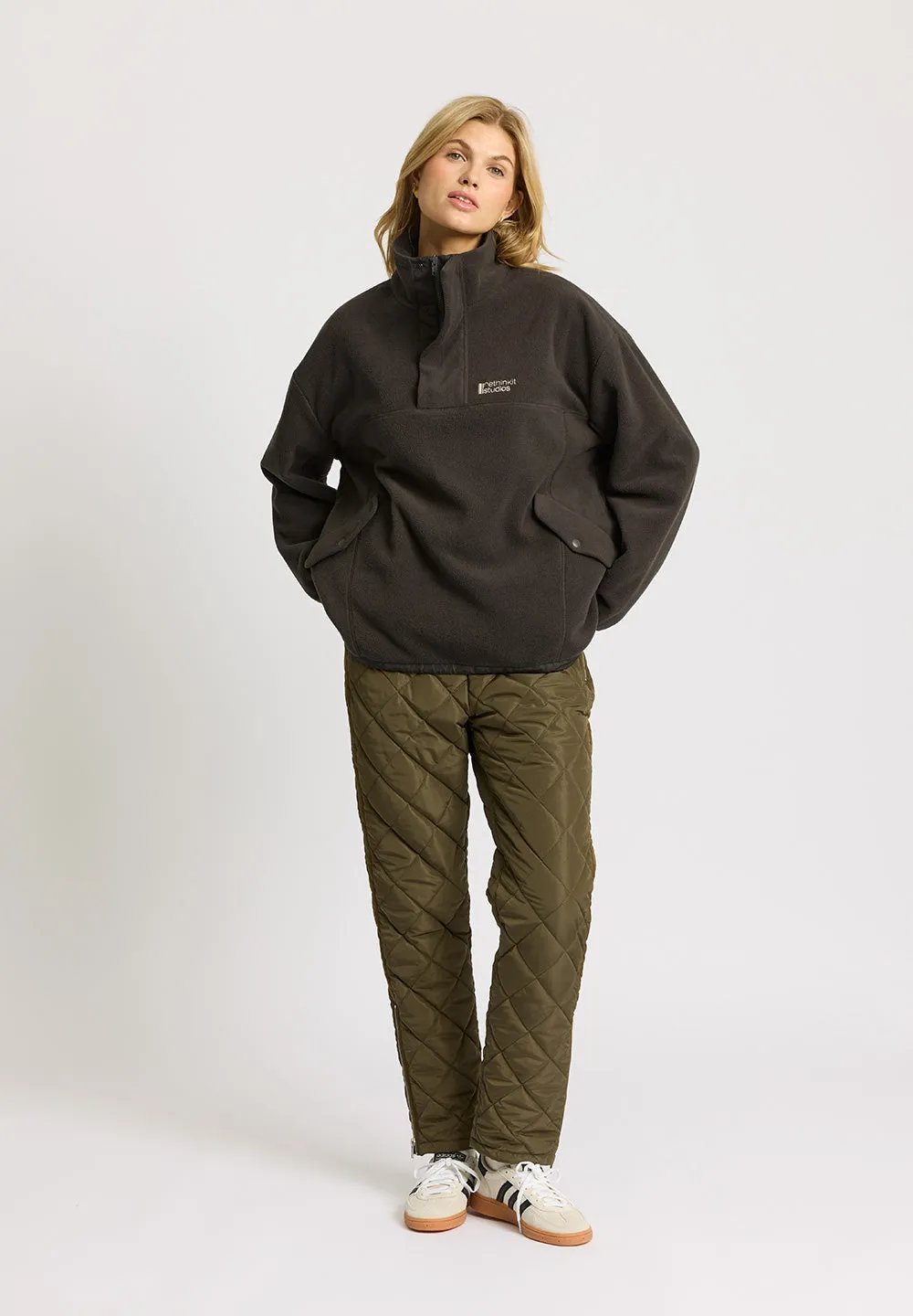 Polar Fleece Uni CAMPFIRE - almost black