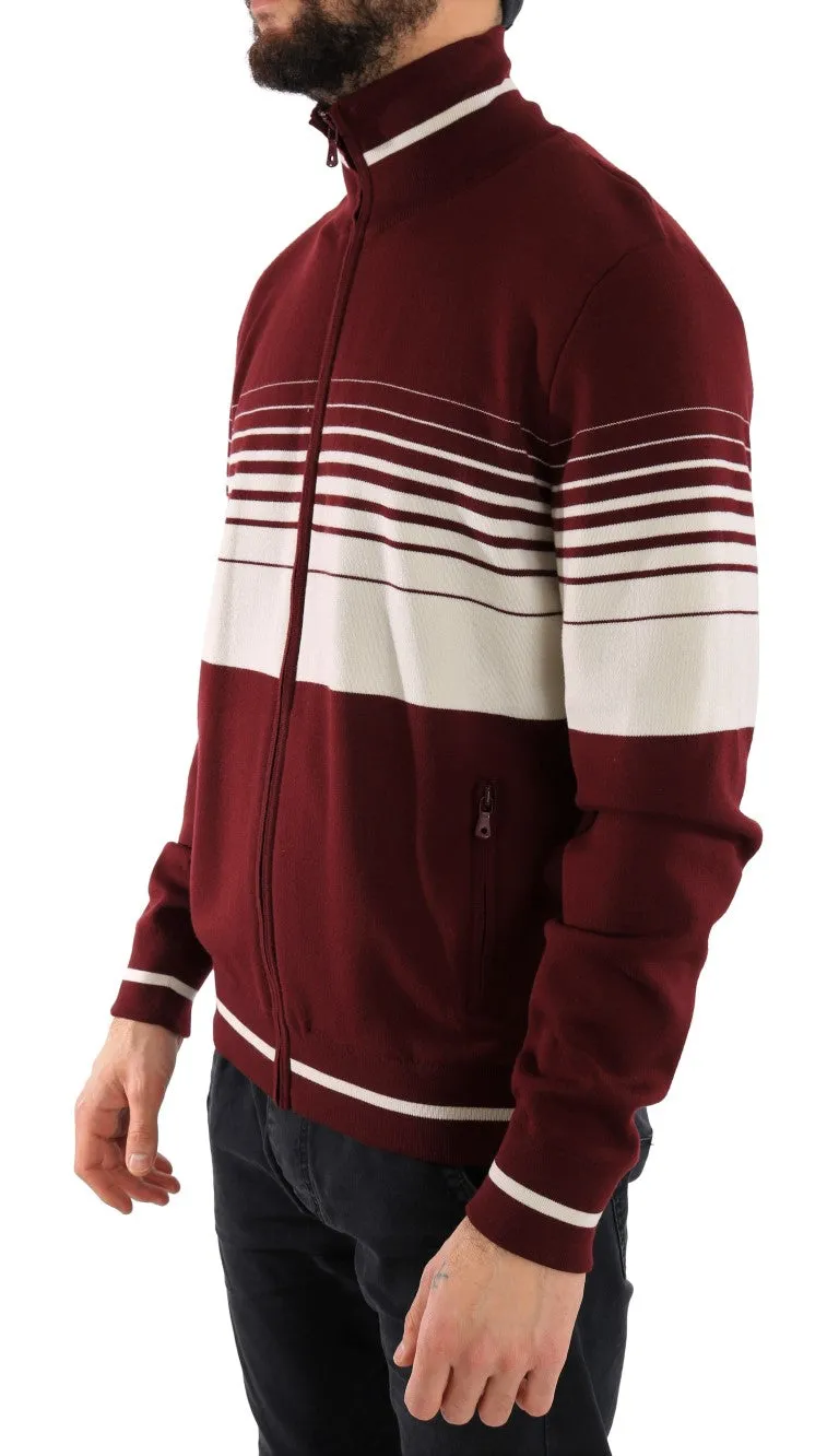 Red White Wool Sweater