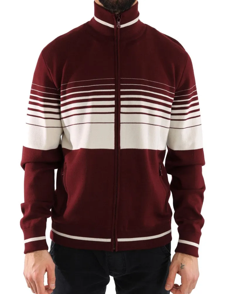 Red White Wool Sweater