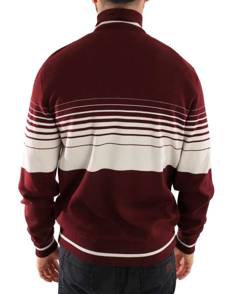 Red White Wool Sweater