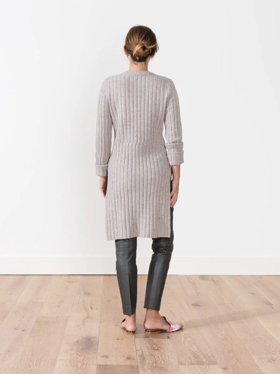 rib tunic sweater