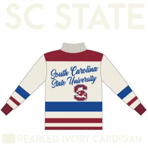 SC STATE  Cardigan PEARLED IVORY
