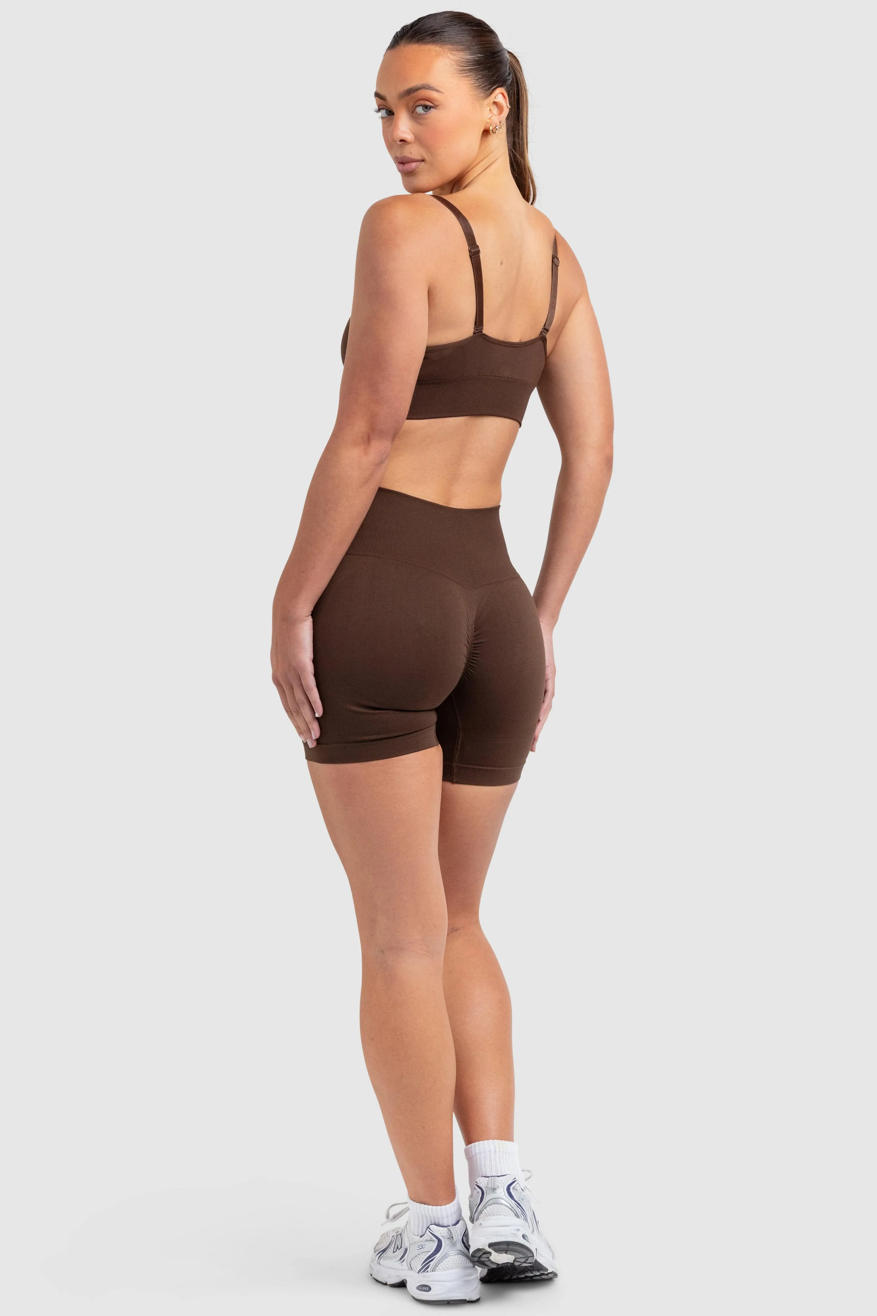 Scrunch 2 Seamless Crop - Espresso