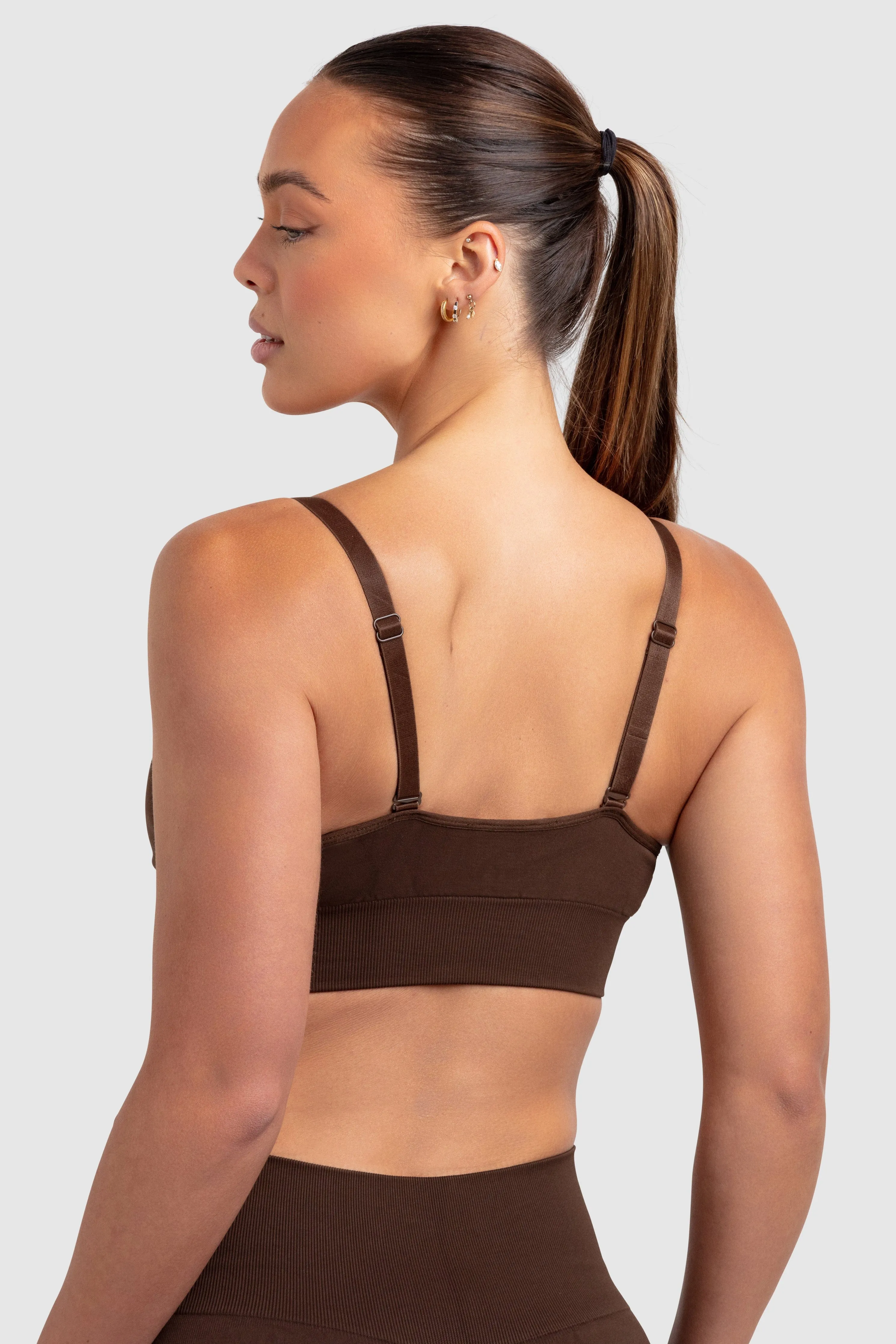 Scrunch 2 Seamless Crop - Espresso