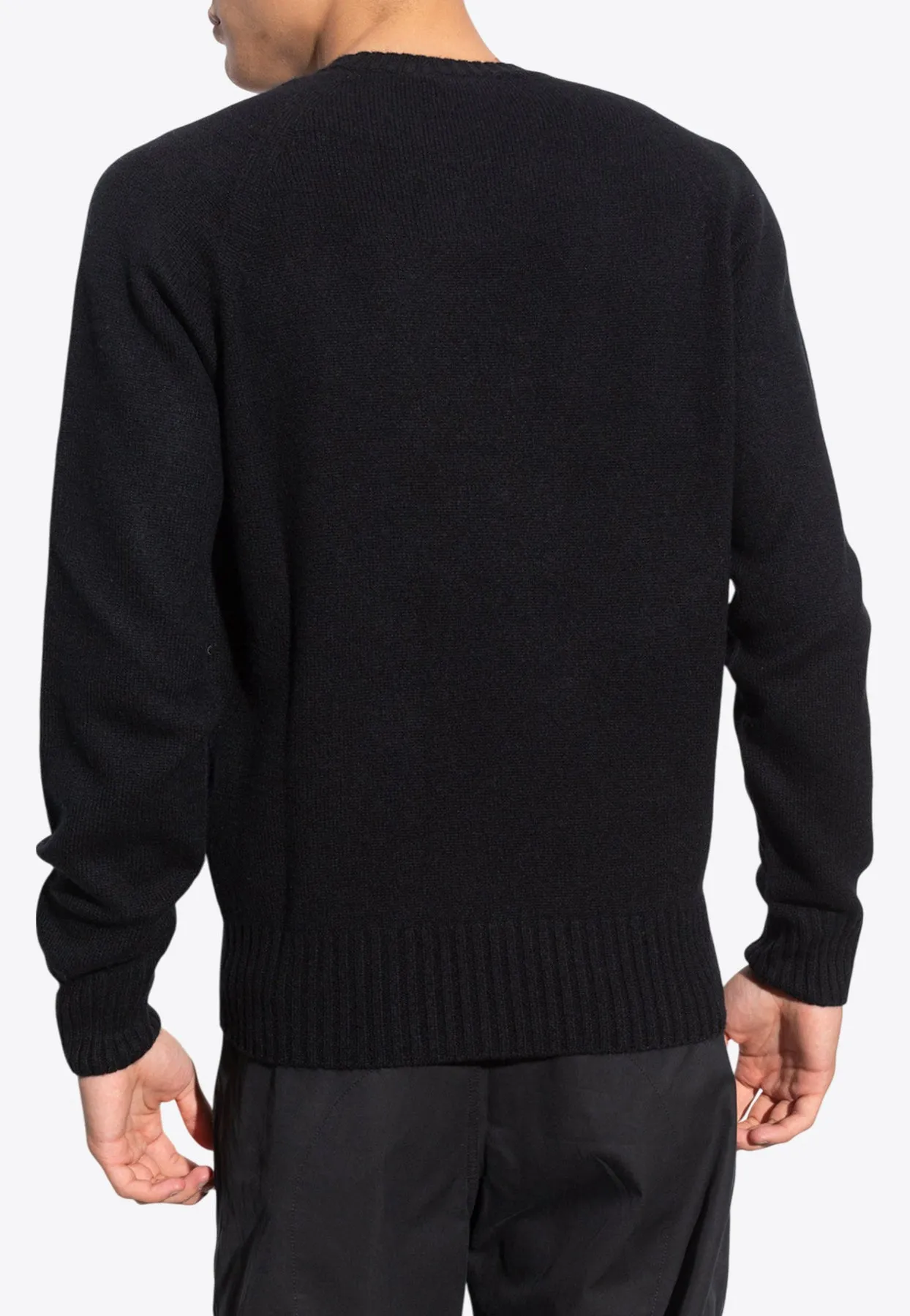 Seamless Cashmere Crewneck Sweater