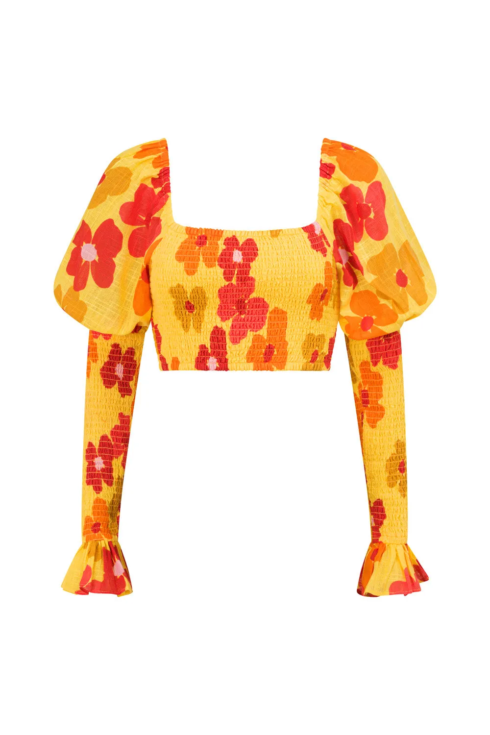 Serina Shirred Top