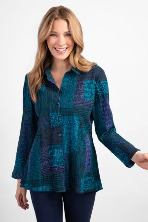 Shaped Button Up Shirt