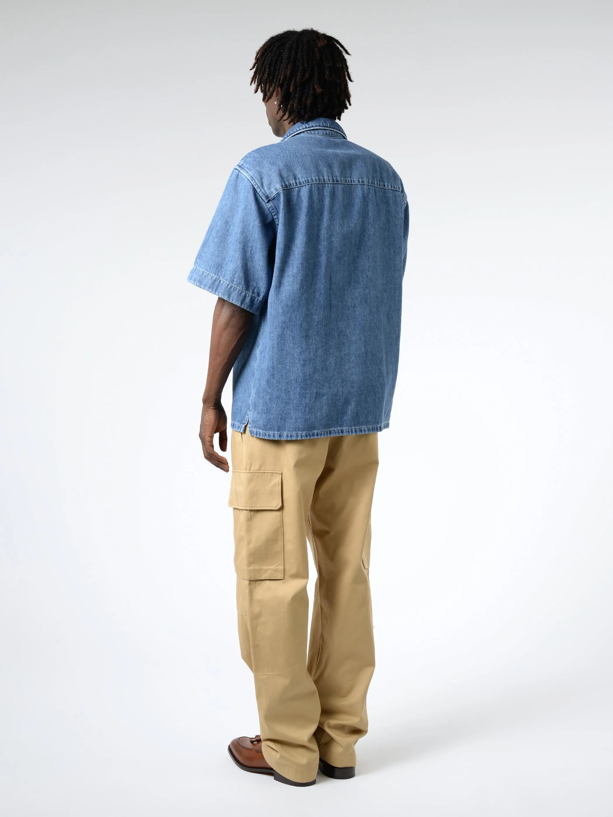 Short Sleeve Denim Shirt