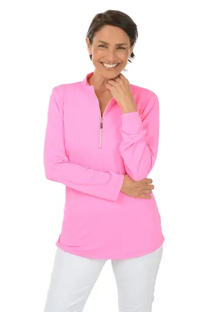 Solid Mock Neck UPF50  Top