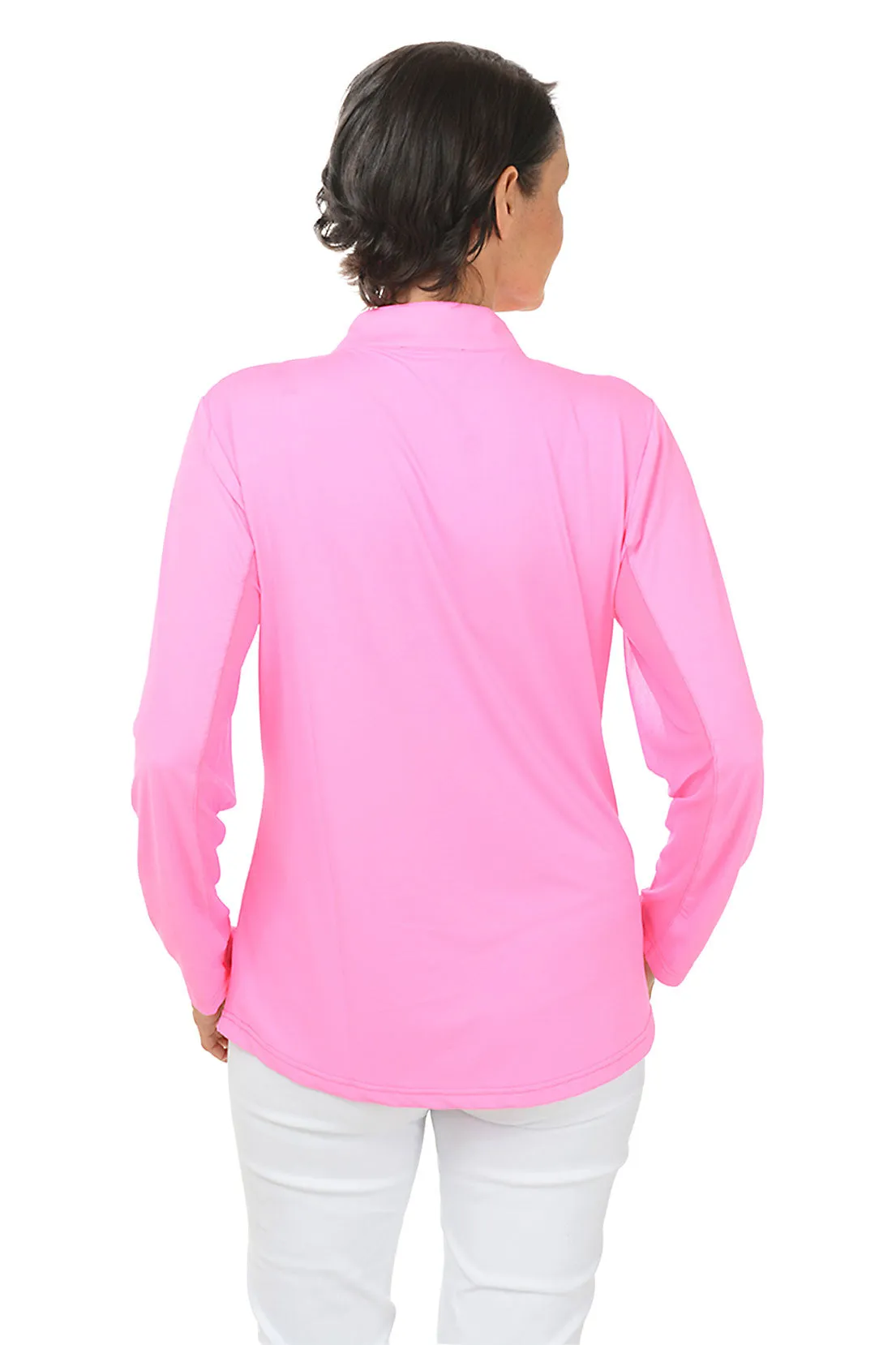 Solid Mock Neck UPF50  Top