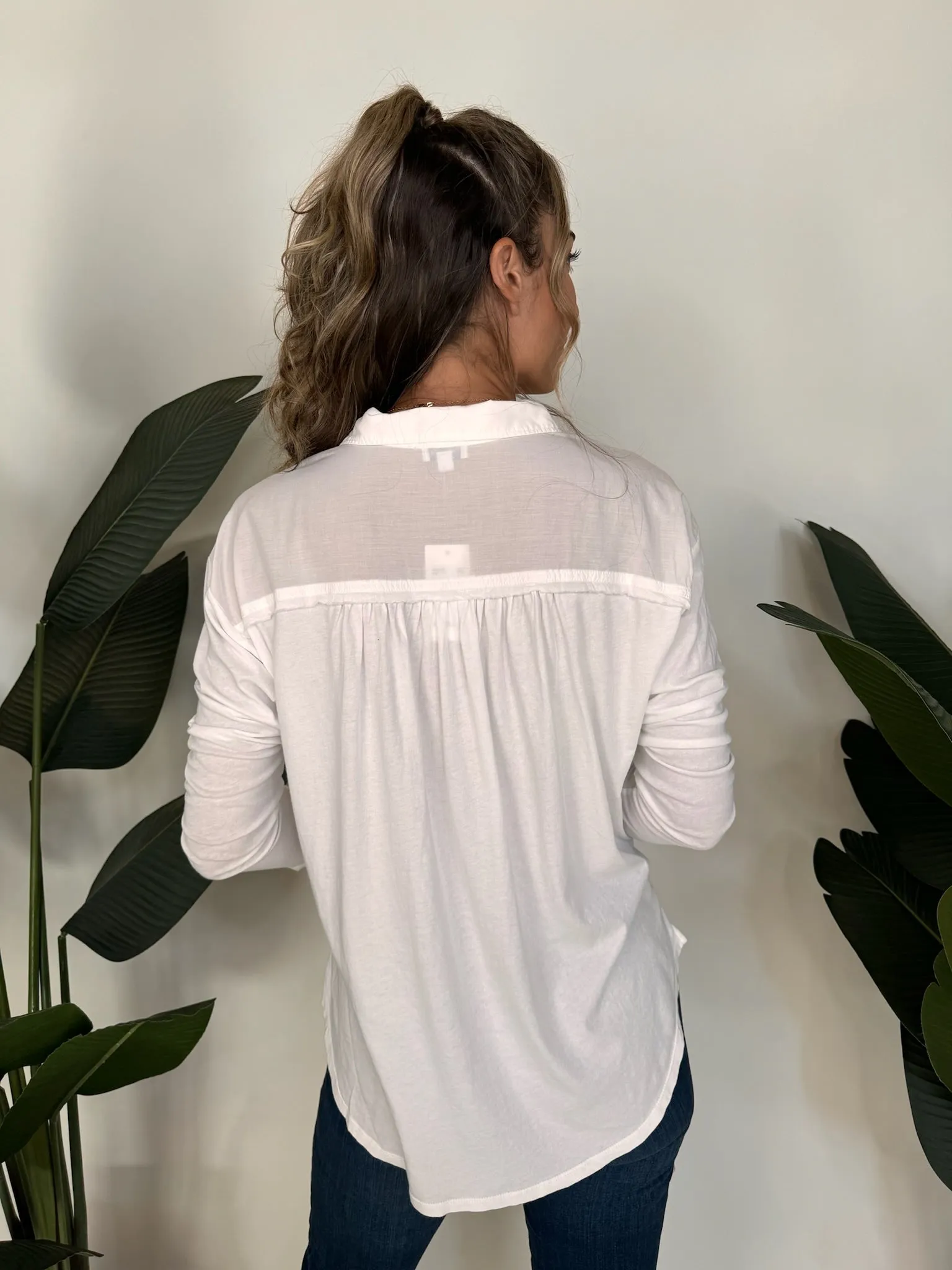 Splendid Paige Shirt White