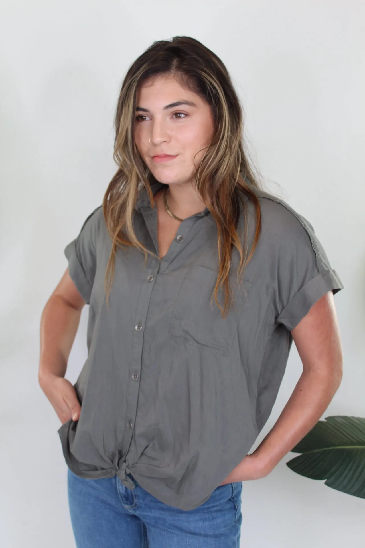 Splendid Short Sleeve Paige Shirt