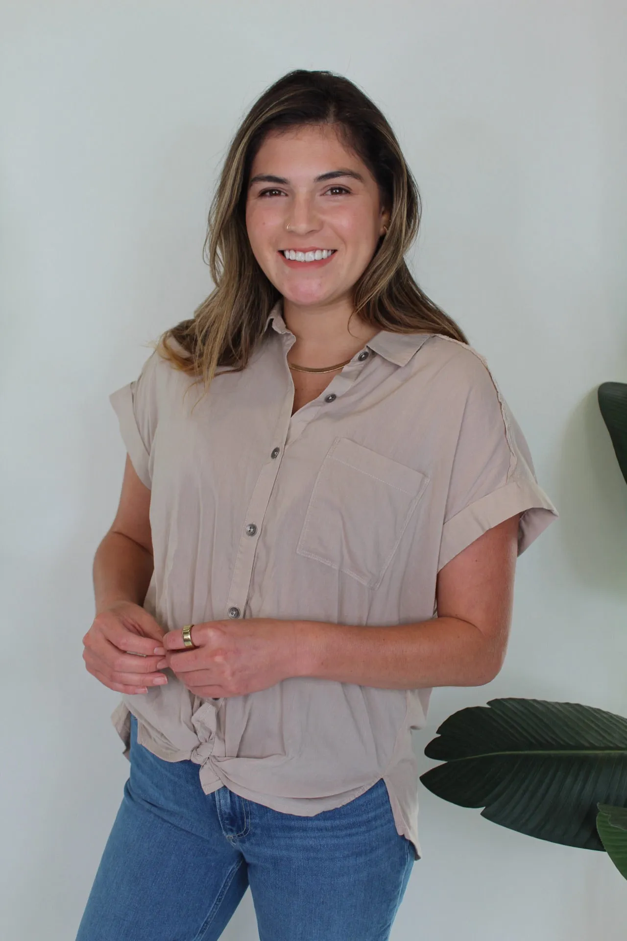 Splendid Short Sleeve Paige Shirt