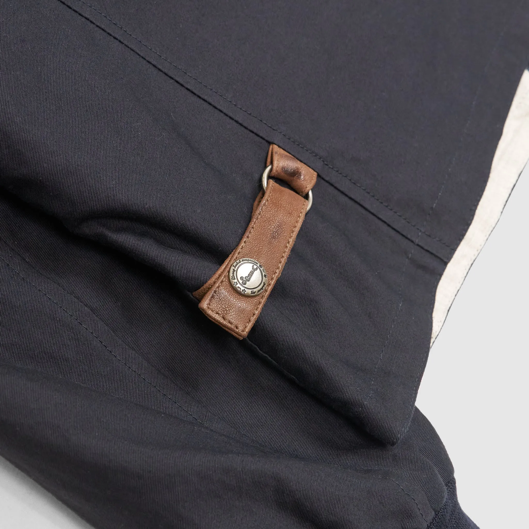 Stewart Canvas Heritage Sports Jacket With Leather Trims