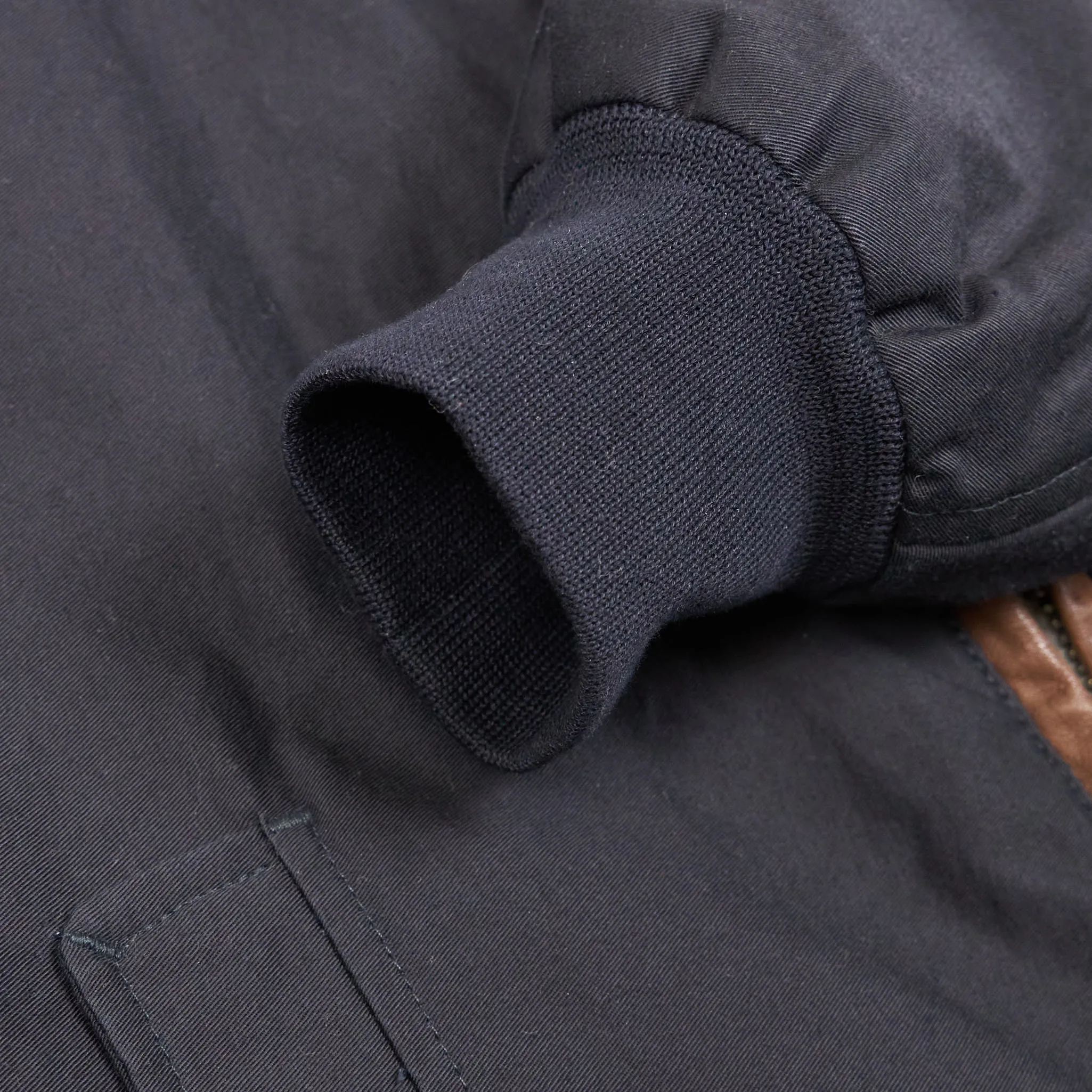 Stewart Canvas Heritage Sports Jacket With Leather Trims
