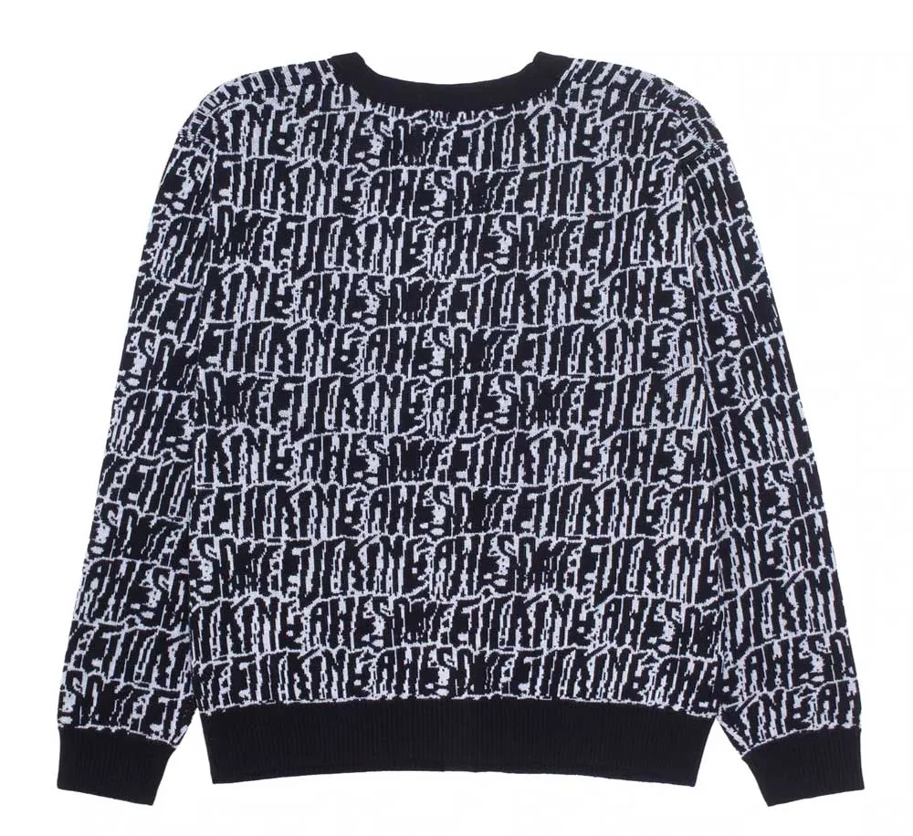 STRETCHED STAMP CARDIGAN