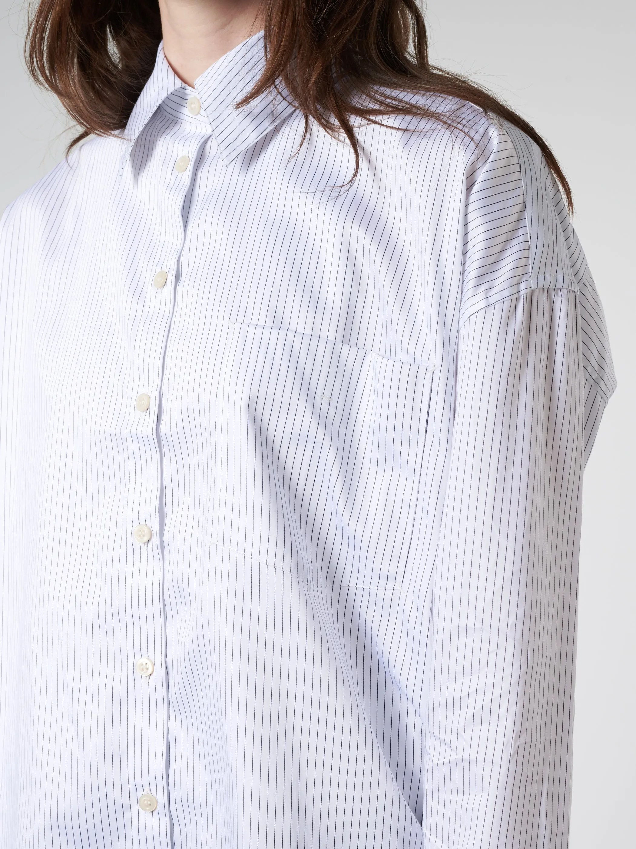 Stripe Button-Up Shirt