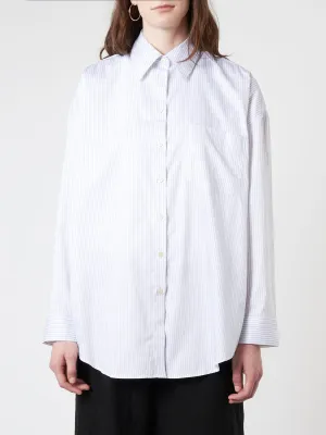 Stripe Button-Up Shirt