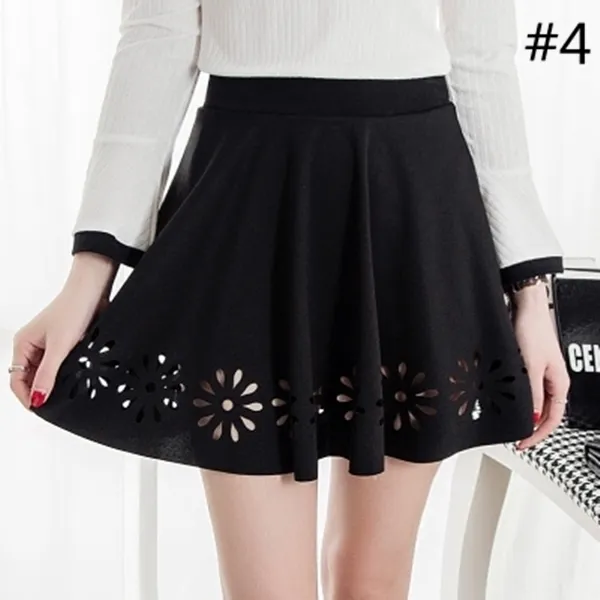 Students Navy Stretchy Skirt