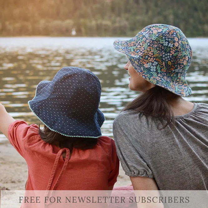 Sunny Hat Sewing Pattern - Baby, Child   Adult