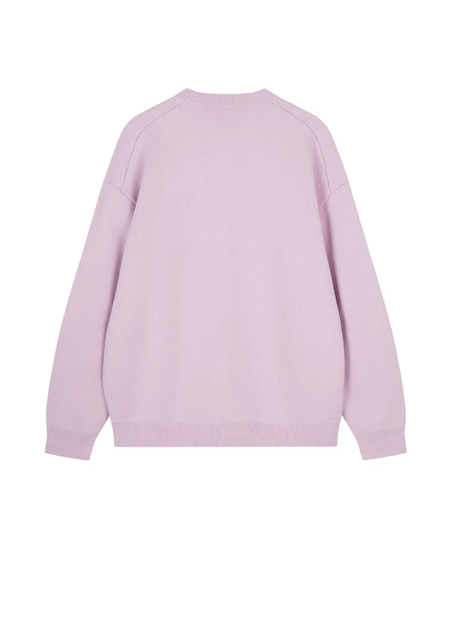 Sweater / JNBY Relaxed Wool H-shape Cardigan
