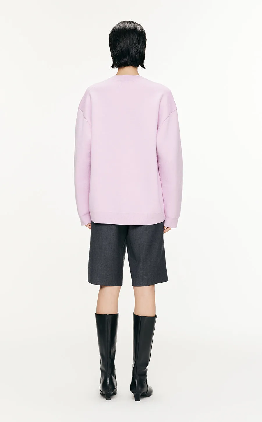 Sweater / JNBY Relaxed Wool H-shape Cardigan