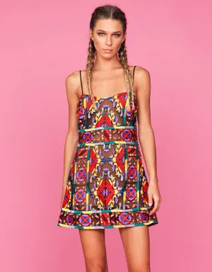 Tete by Odette Embroidered Short Dress
