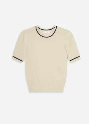 The Cashmere Gathered Sweater (Cream)