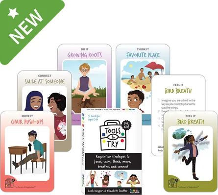 The Zones of Regulation: Tools to Try Cards for Kids | Regulation Strategies to Focus, Calm, Think, Move, Breathe, and Connect