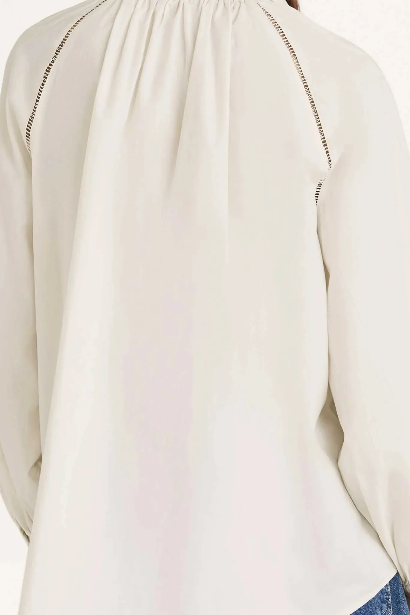 Tiana Top in Chalk