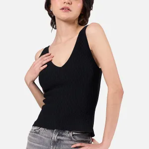Top cuello V Sculpt Knit