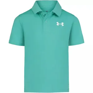 Under Armour Boy UA MatchPlay Solid Polo - Radial Turquoise