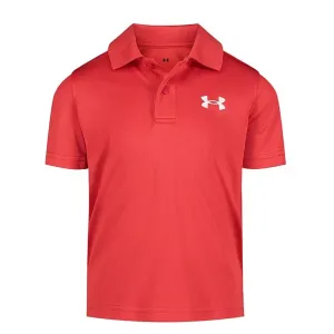 Under Armour Boy UA MatchPlay Solid Polo - Red