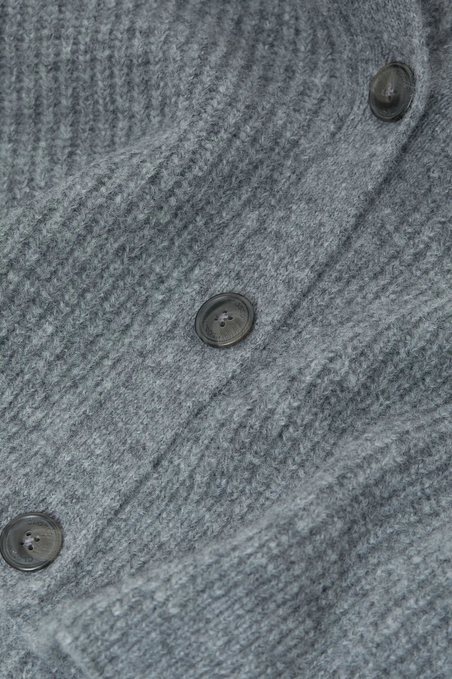 V Cardigan Heather Grey
