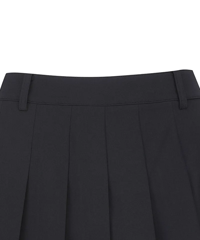 Vice Golf Atelier Women's Pleats Rap Half Pants - Black