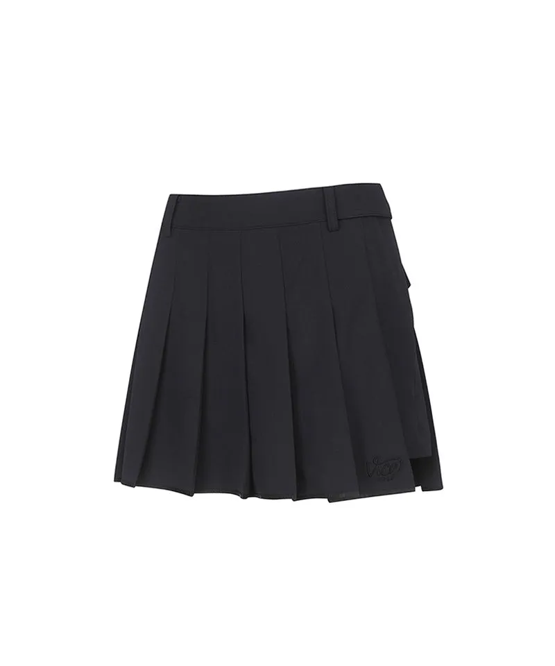 Vice Golf Atelier Women's Pleats Rap Half Pants - Black
