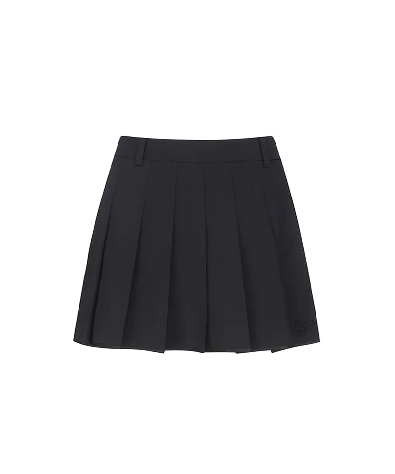 Vice Golf Atelier Women's Pleats Rap Half Pants - Black