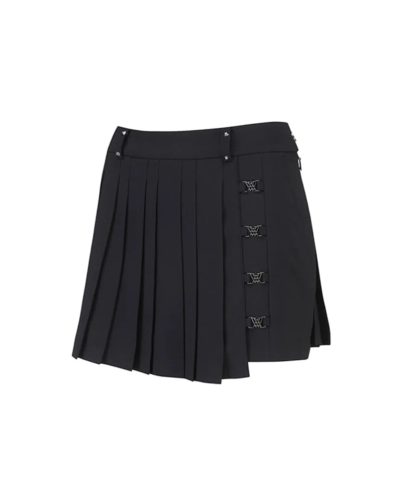 W Lap Pleats HP - Black