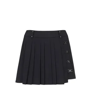 W Lap Pleats HP - Black