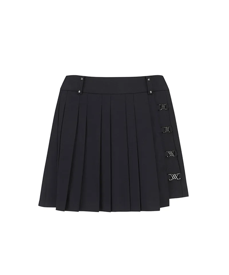 W Lap Pleats HP - Black