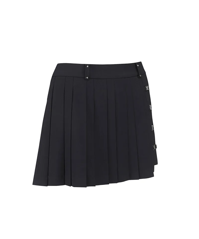 W Lap Pleats HP - Black