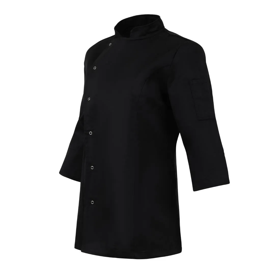 Whites Ladies Fitted Chef Jacket Black M