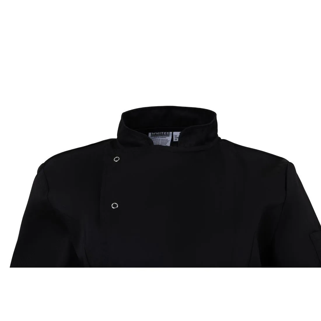 Whites Ladies Fitted Chef Jacket Black M