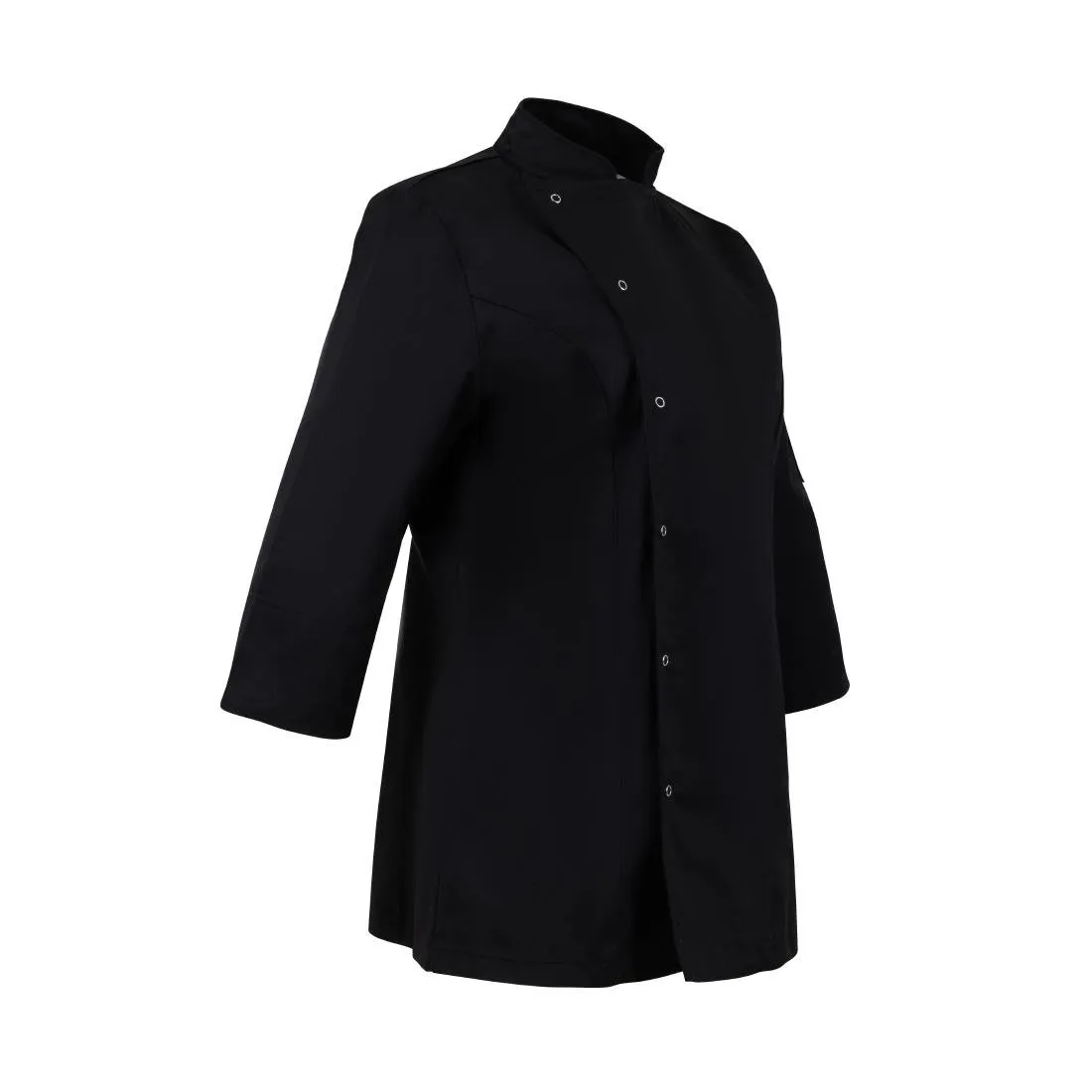 Whites Ladies Fitted Chef Jacket Black M