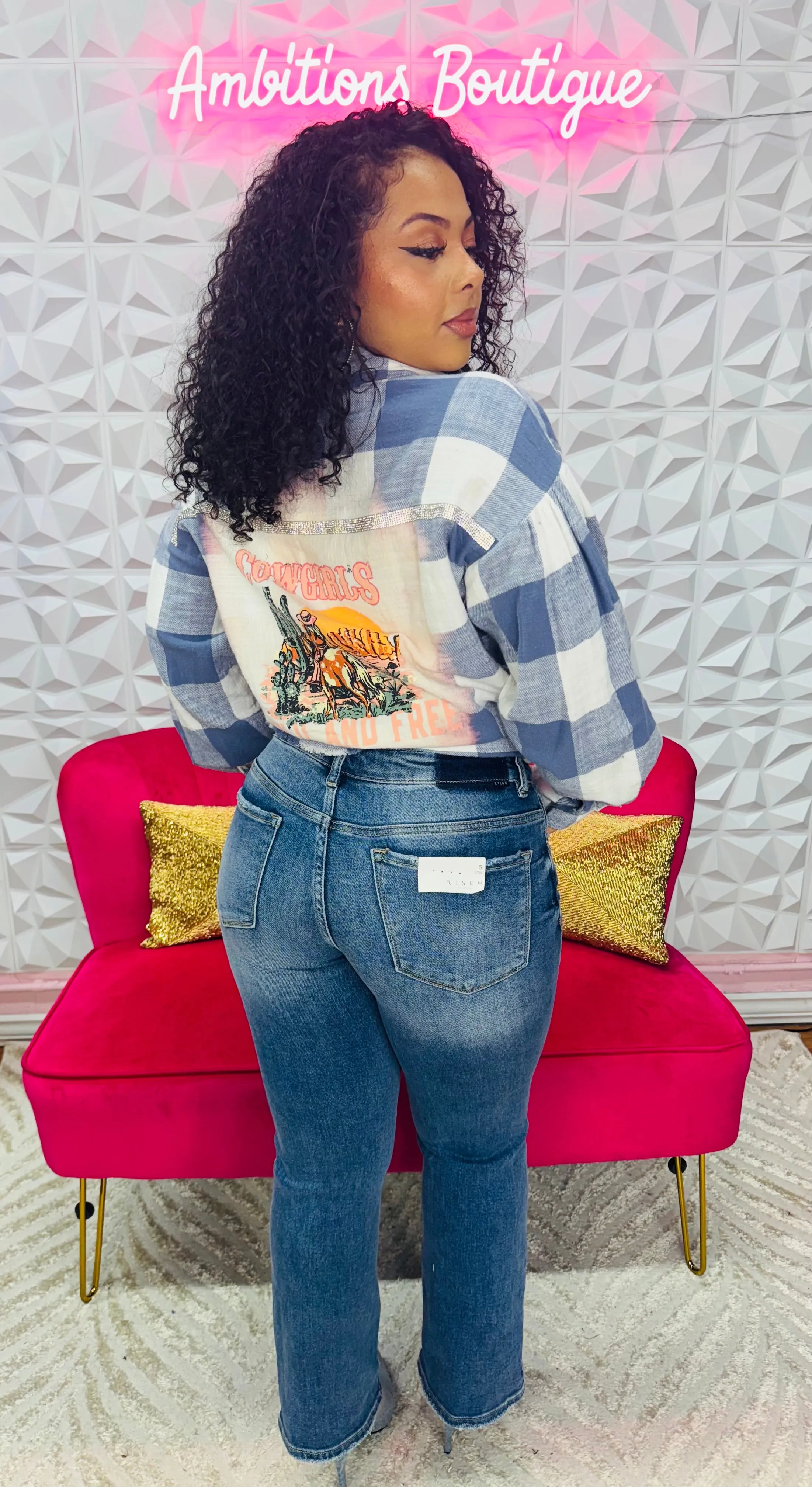 Wild and free button up