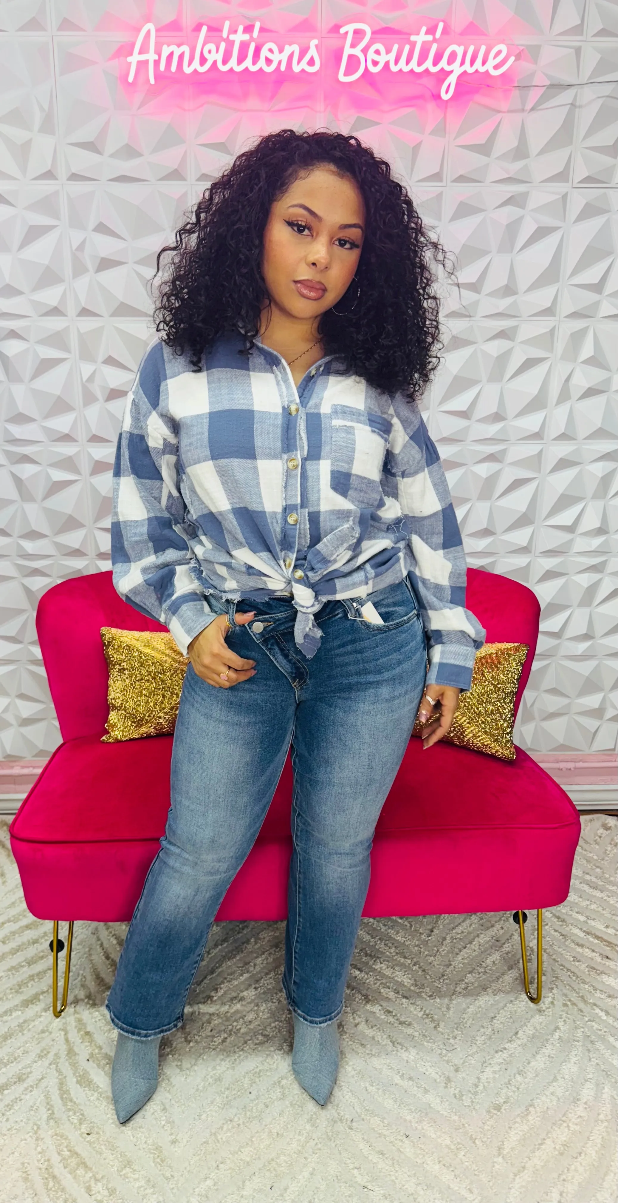 Wild and free button up